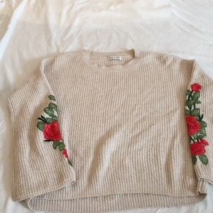 Embroidered sweater